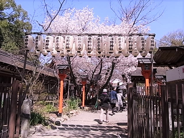 平野神社　門2