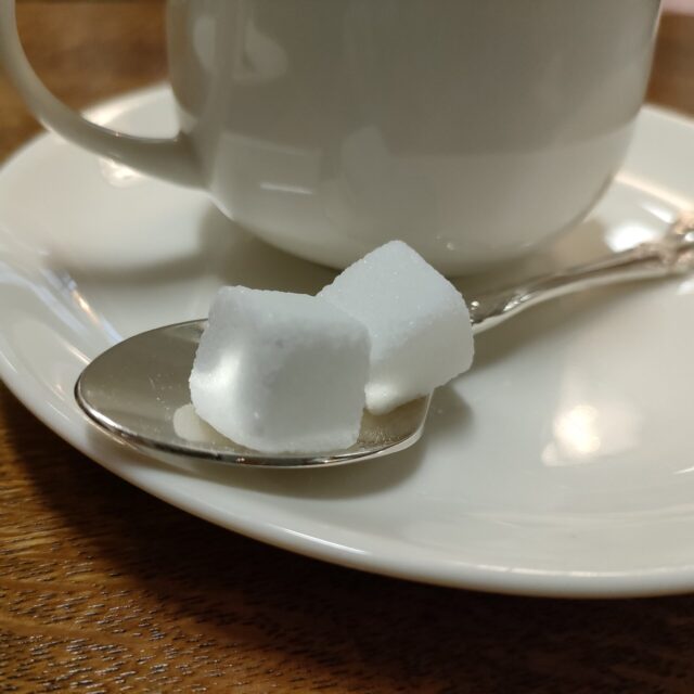 フランソワ喫茶室　コーヒー　角砂糖